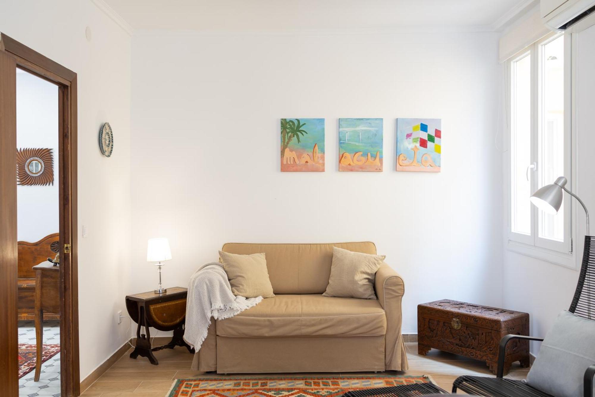C92 - Rustic Two Bedrooms Apartment With Terrace 马拉加 外观 照片