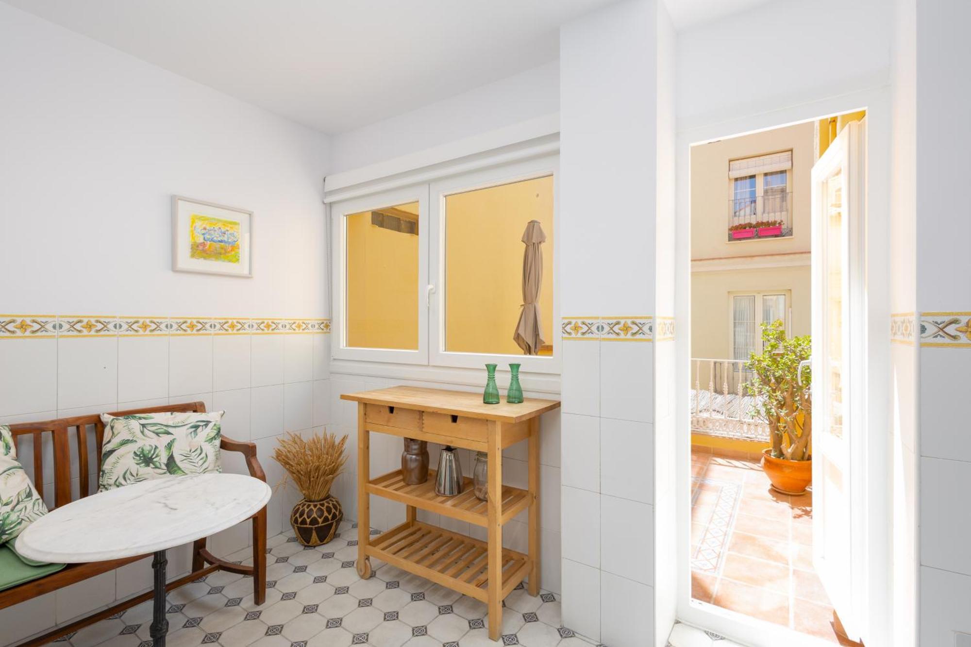 C92 - Rustic Two Bedrooms Apartment With Terrace 马拉加 外观 照片