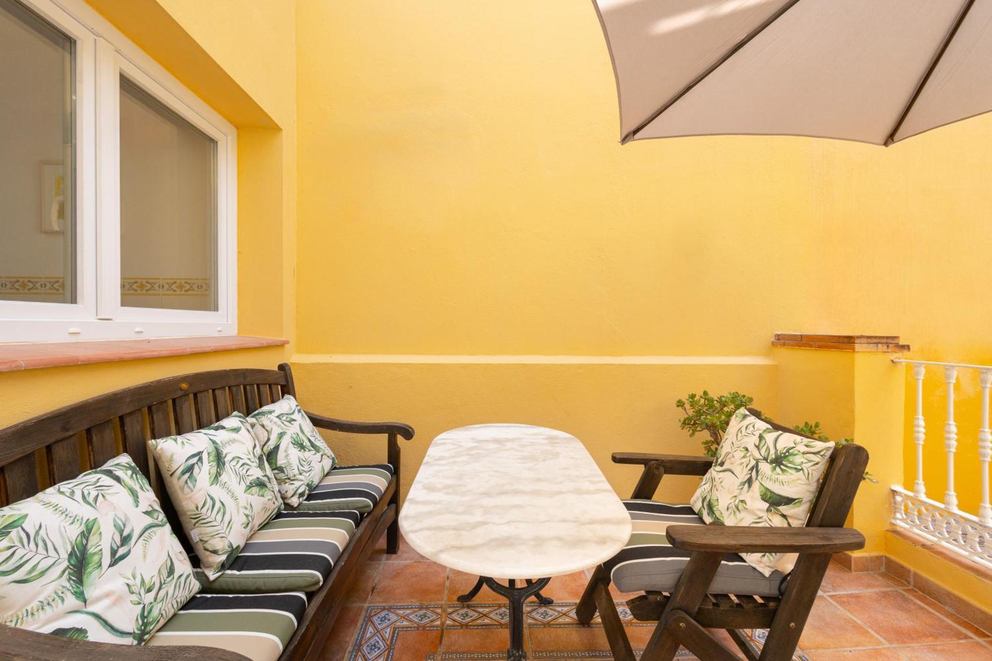 C92 - Rustic Two Bedrooms Apartment With Terrace 马拉加 外观 照片